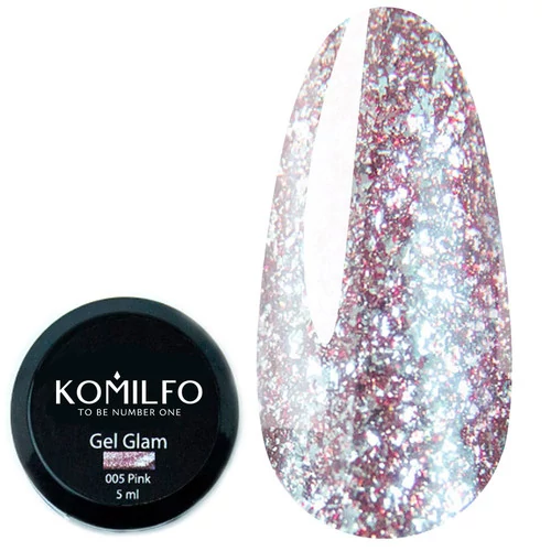 Komilfo Glam Gel №005 Pink 5 мл