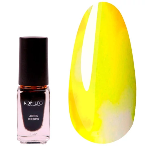 Акварельные капли KOMILFO Aqua Drops №004 Yellow 5 мл (234004)