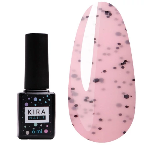 Гель-лак KIRA Nails Чиа Пудинг №004 клубника с крошкой 6 мл (456184) - Фото №1