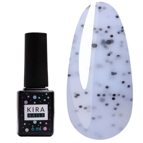 Гель-лак KIRA Nails Чиа Пудинг№008 голубика с крошкой 6 мл  (456188) - Фото №1