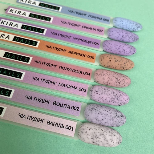 Гель-лак KIRA Nails Чиа Пудинг№008 голубика с крошкой 6 мл  (456188) - Фото №3