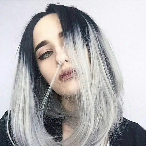 Седые кончики (седые волосы)