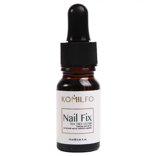 Komilfo Nail Fix,эликсир для ногтей,с пипеткой, 10 мл - Фото №1