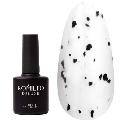 SALE Топ KOMILFO Spotty Top No Wipe Matte матовый без липкого слоя с мелкой крошкой 8 мл  (184111) - Фото №1