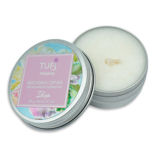 Массажная Spa-свеча для рук TUFI profi Ибица С Шиммером 30 г (0097226)