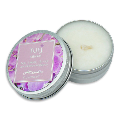 Массажная Spa-свеча для рук TUFI profi Атлантис С Шиммером 30 г (0097227)