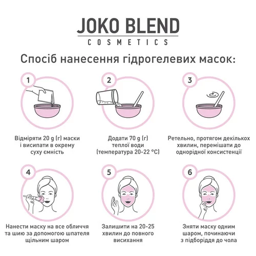 Маска JOKO BLEND гидрогелевая Youthful Elixir 20 г (4823109401228) - Фото №3