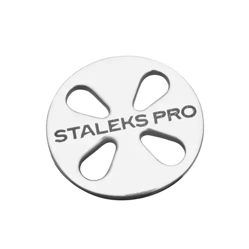 Диск насадка (пододиск) педикюрный  PODODISC STALEKS PRO М в комплекте с сменным файлом 180 грит (20мм) - Фото №4