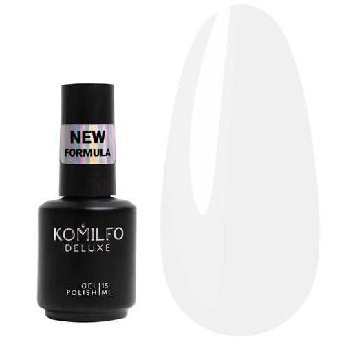 KOMILFO Milky White Base Intense интенсивный белый 15 мл - Фото №1