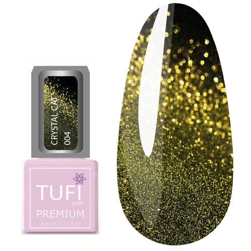 Гель-лак TUFI profi CRYSTAL CAT 04 Турмалин 8 мл (0100511)