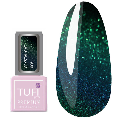 Гель-лак TUFI profi CRYSTAL CAT 06 Тайна Махараджи 8 мл (0100513)