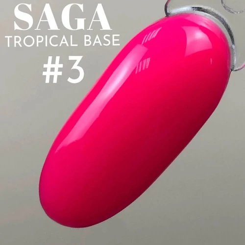 Цветная база SAGA Professional Tropical Base №03 неоновый малиновый 9 мл (2000994293403) - Фото №3