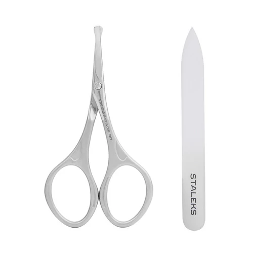 Набор ножницы детские матовые + пилка BEAUTY & CARE 10 TYPE 7 (SBC-10/7) - Фото №4