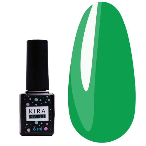 Гель-лак Kira Nails №180 зеленая мята 6 мл (102319) - Фото №1