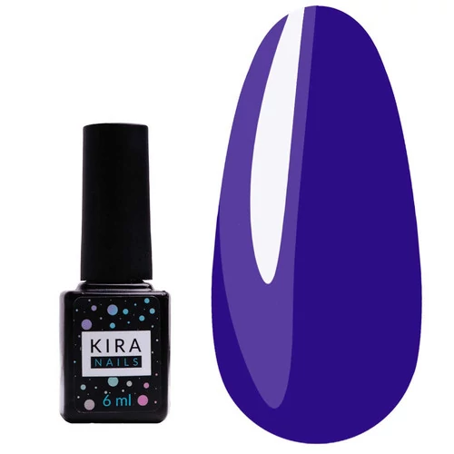 Гель-лак Kira Nails №188 темно-синий  6 мл (102327) - Фото №1