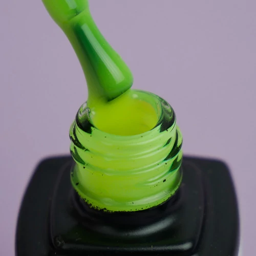 Гель-лак KIRA Nails Fluo №003 желто-салатовый светящийся 6 мл (747003) - Фото №2