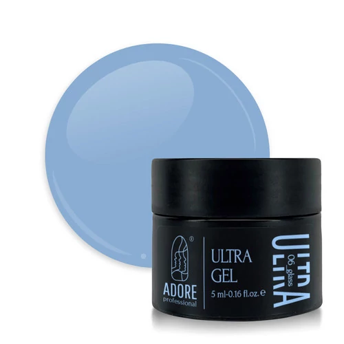 Цветной моделирующий гель Adore Ultra Gel 06 голубой 5 г (2101050035719) - Фото №2