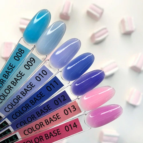 Цветная база KIRA Nails Color 001 розовый нюд 6 мл (645001) - Фото №3