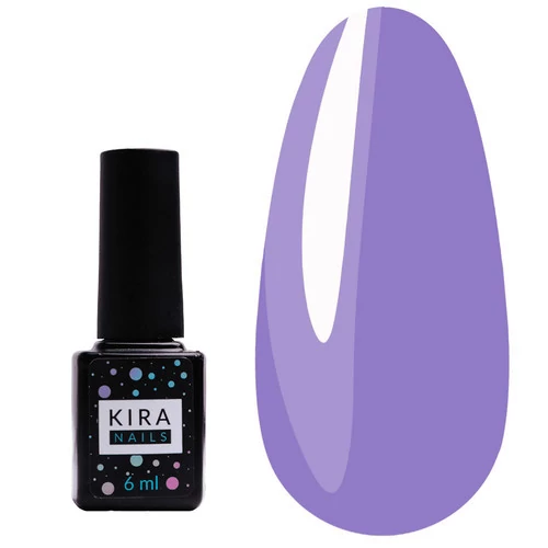 SALE Цветная база KIRA Nails Color 010 лилово-голубой 6 мл (102662) - Фото №1