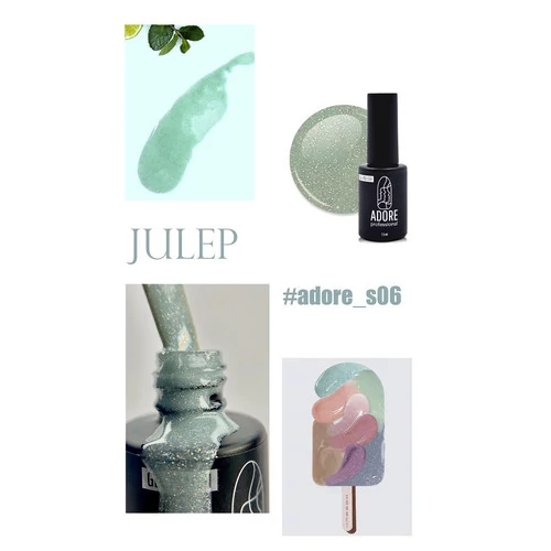 Гель-лак ADORE Sorbet S06 джулеп 7,5 мл (2101030035500) - Фото №4
