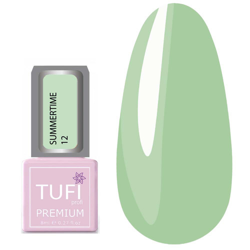 Гель-лак TUFI profi SUMMERTIME 12 Зелёный пепел 8 мл (0102182)