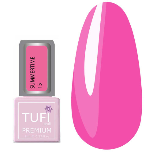 Гель-лак TUFI profi SUMMERTIME 15 Фуксия 8 мл (0102476)