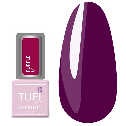 Гель-лак TUFI profi PURPLE 01 Марсала 8 мл (0102493)