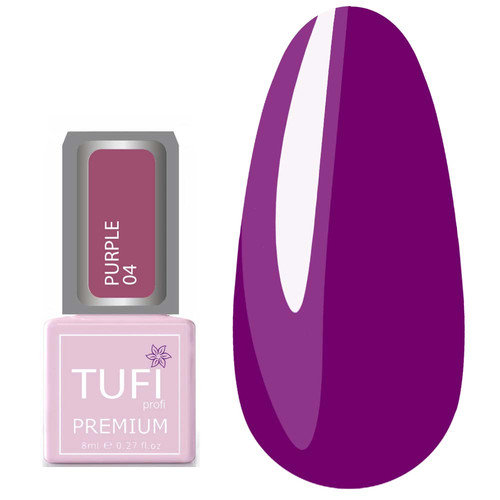Гель-лак TUFI profi PURPLE 04 Кардинал 8 мл (0102496)
