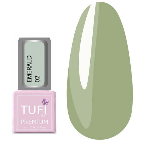 Гель-лак TUFI profi EMERALD 02 Росток 8 мл (0102519)