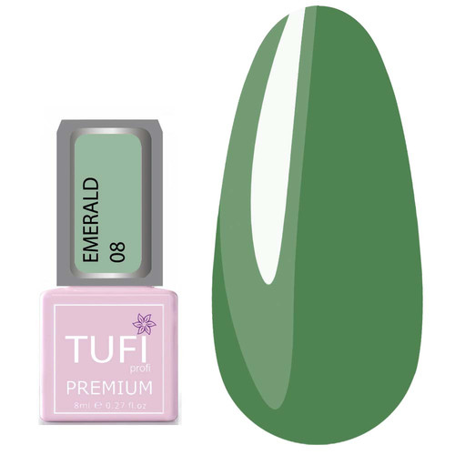 Гель-лак TUFI profi EMERALD 08 Кипарис 8 мл (0102527)