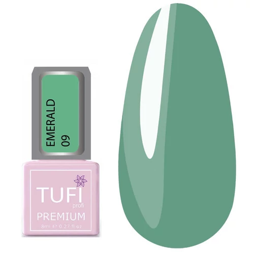 Гель-лак TUFI profi EMERALD 09 Голубая ель 8 мл (0102528)