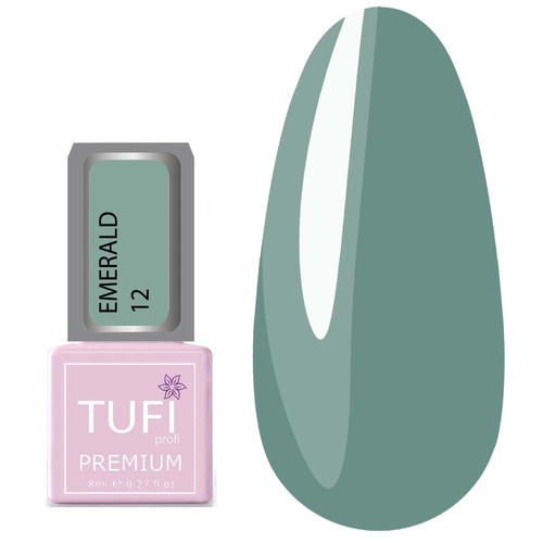 Гель-лак TUFI profi EMERALD 12 Средиземное море 8 мл (0102531)