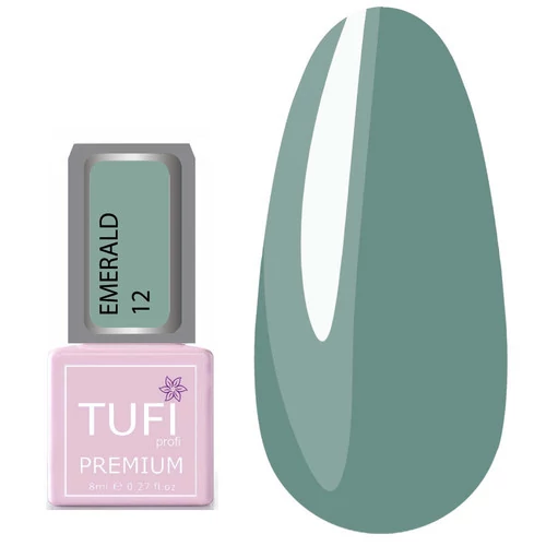 Гель-лак TUFI profi EMERALD 12 Средиземное море 8 мл (0102531)