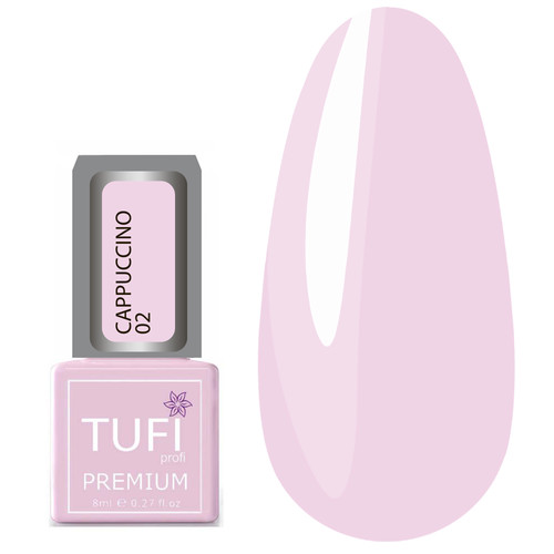 Гель-лак TUFI profi CAPPUCCINO 02 Крем-брюле 8 мл (0102584)