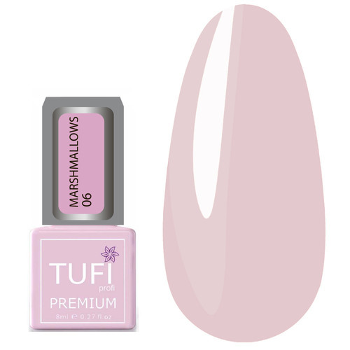 Гель-лак TUFI profi MARSHMALLOWS 06 Чайная роза 8 мл (0102483)