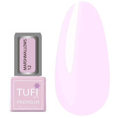 Гель-лак TUFI profi MARSHMALLOWS 12 Айвори 8 мл (0102489)