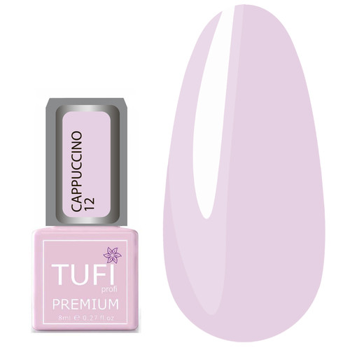 Гель-лак TUFI profi CAPPUCCINO 12 Белое какао 8 мл (0102594)