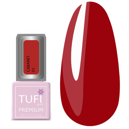 Гель-лак TUFI profi CABARET 01 Рубін 8 мл (0102556)