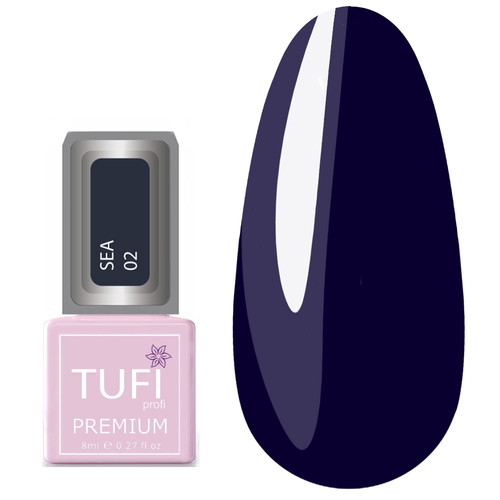 Гель-лак TUFI profi SEA 02 Глубокий синий 8 мл (0102603)