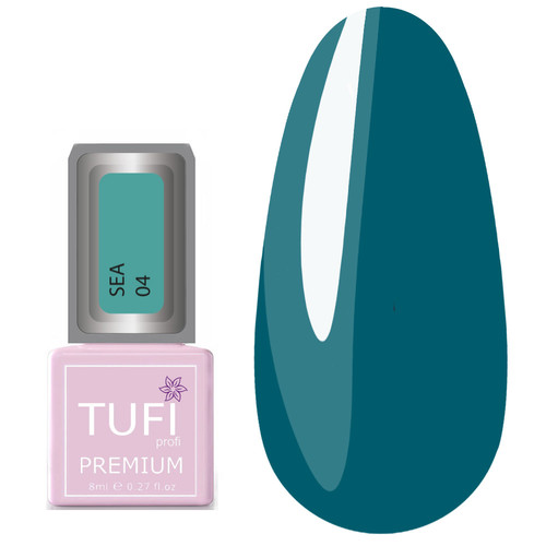 Гель-лак TUFI profi SEA 04 Голубой с серым 8 мл (0102606)