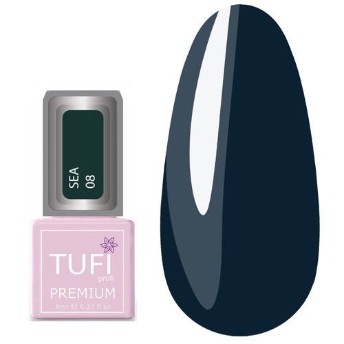Гель-лак TUFI profi SEA 08 Серый шхуна 8 мл (0102612)