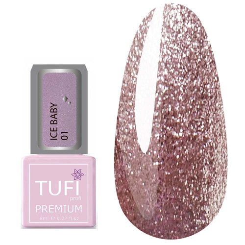 Гель-лак TUFI profi ICE BABY 01 Арктика 8 мл (0102214)