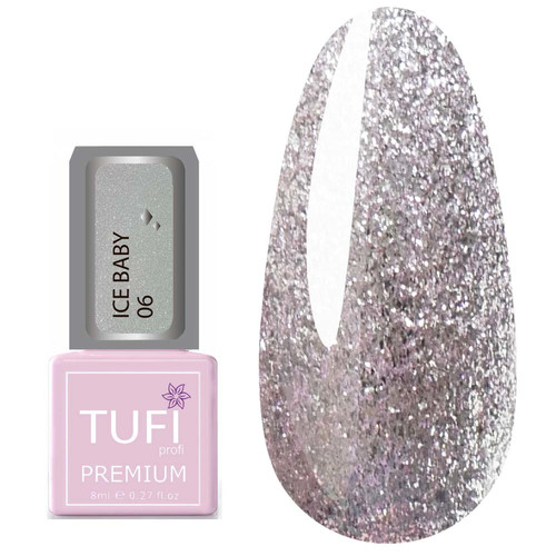 Гель-лак TUFI profi ICE BABY 06 Белая королева 8 мл (0102219)