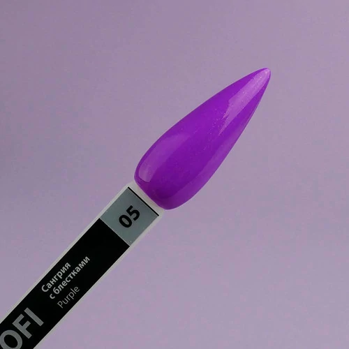 Гель-лак TUFI profi PURPLE 05 Шиммерная Сангрия 8 мл (0102497) - Фото №3