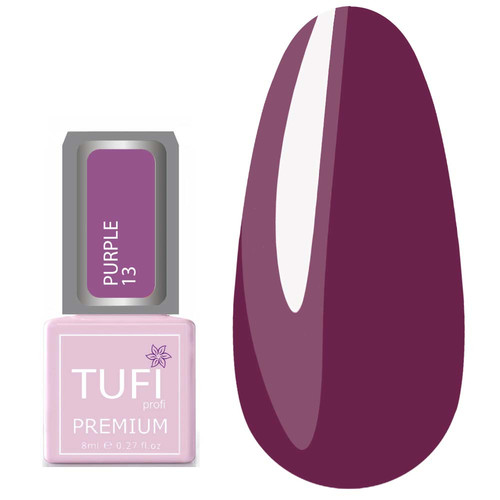 Гель-лак TUFI profi PURPLE 13 Вишневый 8 мл (0102506)