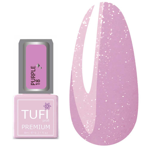 Гель-лак TUFI profi PURPLE 18 Шиммерная ромашка 8 мл (0102512)
