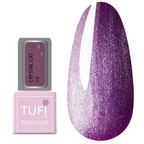 Гель-лак TUFI profi CRYSTAL CAT 14 Александрит 8 мл (0103071)