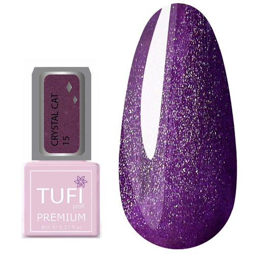 Гель-лак TUFI profi CRYSTAL CAT 15 Глаз идола 8 мл (0103072)