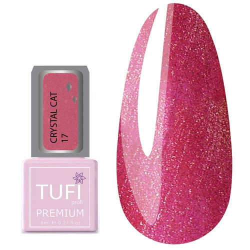 Гель-лак TUFI profi CRYSTAL CAT 17 Амазоніт 8 мл (0103074)