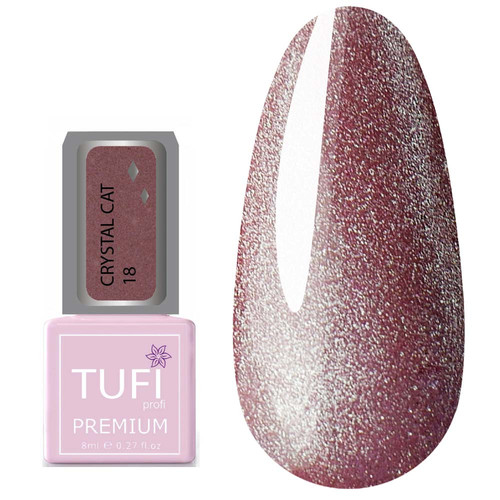 Гель-лак TUFI profi CRYSTAL CAT 18 Чароїт 8 мл (0103075)